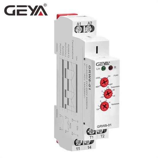 Реле температуры GEYA GRW8-01 с термодатчиком (5м) - фото 13556