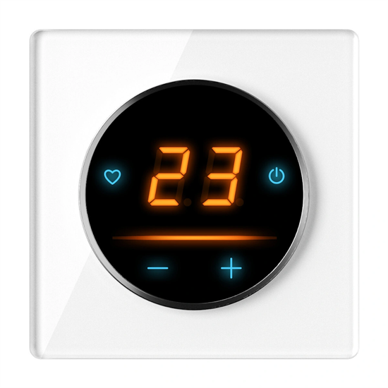 Комплект: Терморегулятор OneKeyElectro c WiFi ОКЕ-25 + рамка стеклянная - фото 6127